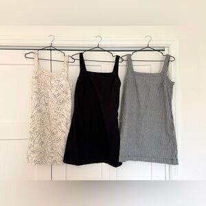 dress bundle - cotton linen square neckline